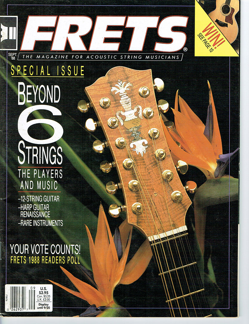 roberto venn john reuter fret mag cover John Reuter